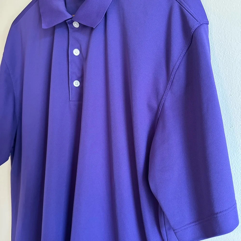 Nike Golf Dri‑Fit Polo Men’s XL Purple | Performance Moisture‑Wicking Shirt‎
